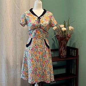 Bonafide Manifesto Floral Fit and Flare Dress